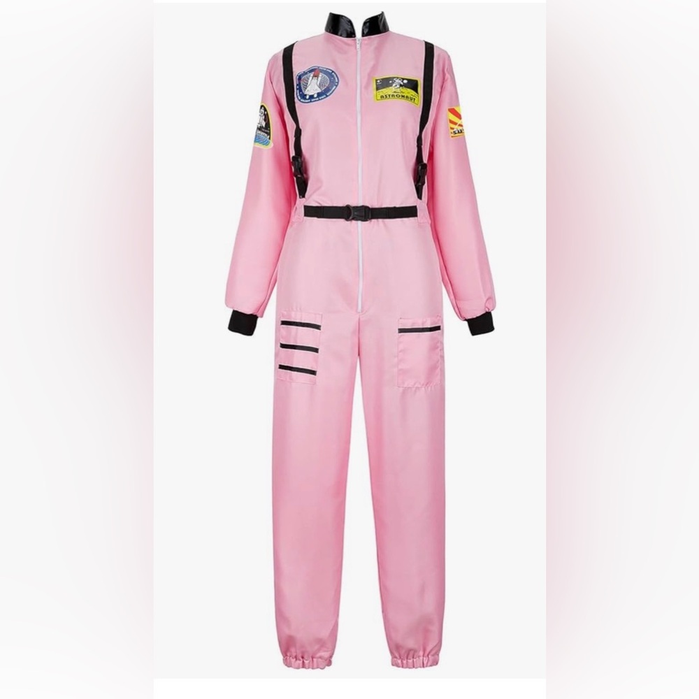 Pink Women's Flight Jumpsuit - Brand Unspecified
